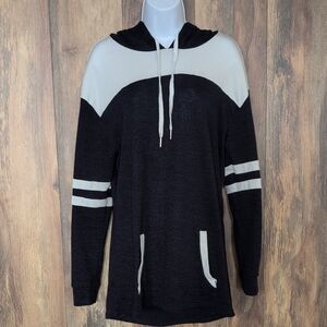 Dressfo Navy and White Sweater Hoodie XXL                                   P100